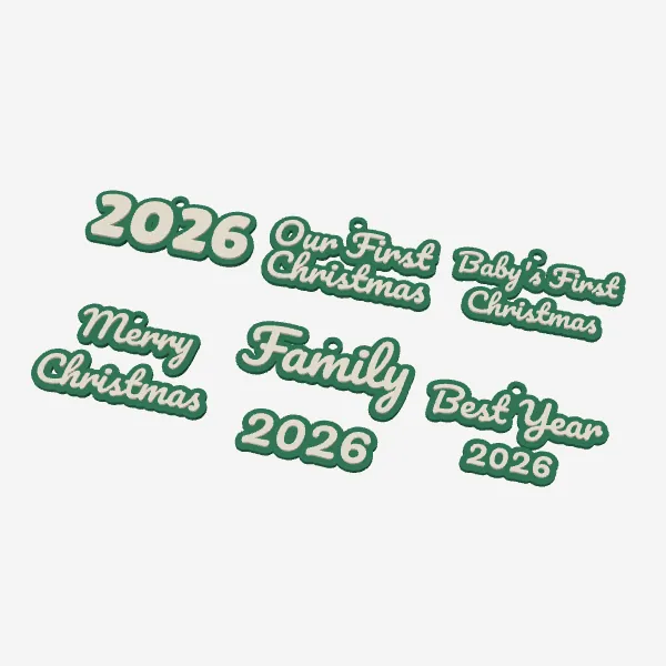 2026 Christmas Ornaments – First Christmas & Family