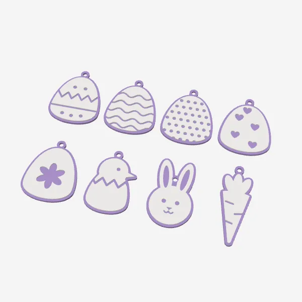 Easter Egg Tree Ornaments – Set of 8