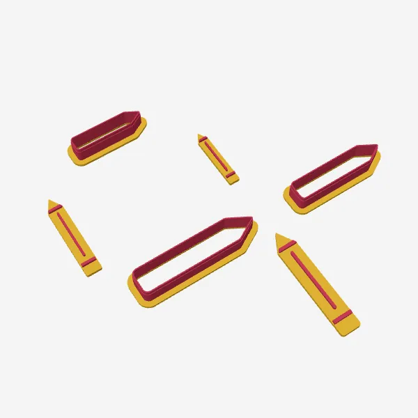 Pencil Cookie Cutter – 3 Sizes, Back to School