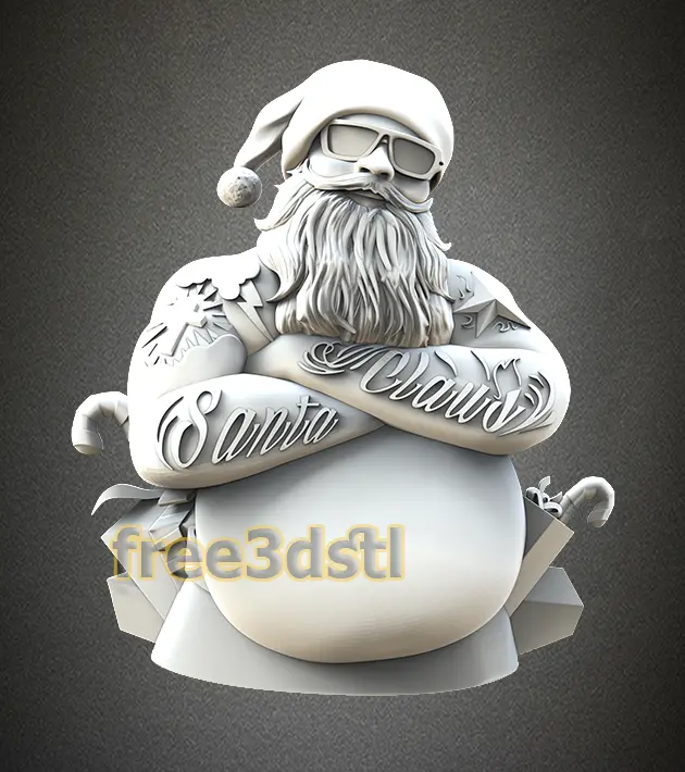 3d santa claus