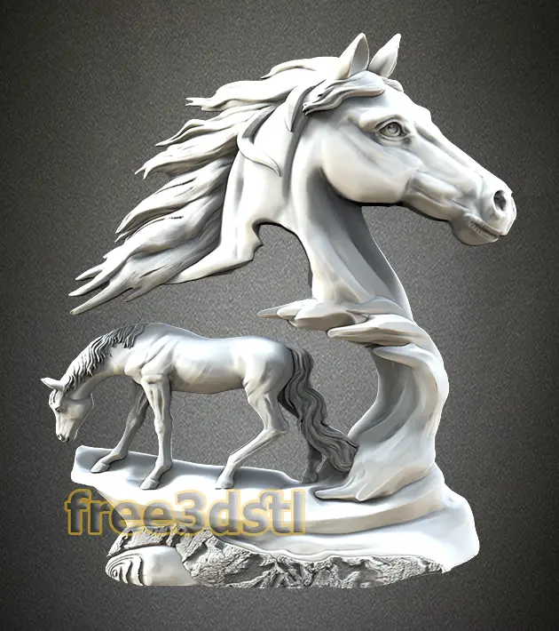 horse 3d print