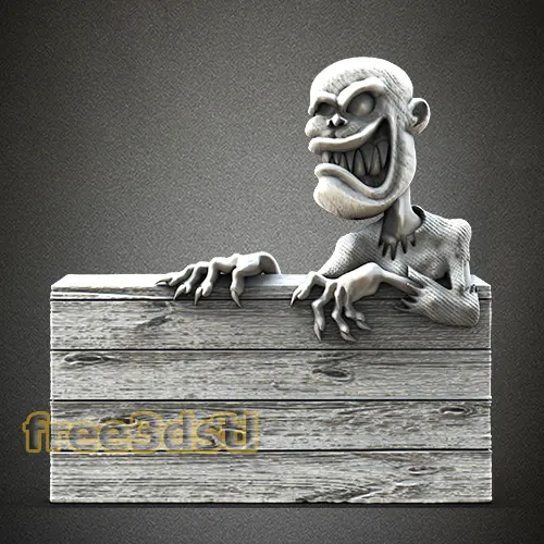 zombie 3d model stl