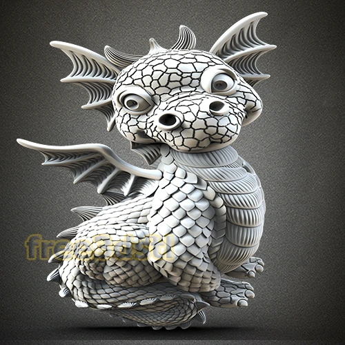3d printed dragon