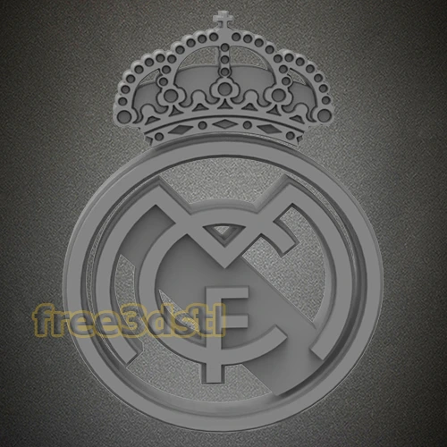 logo real madrid 3d